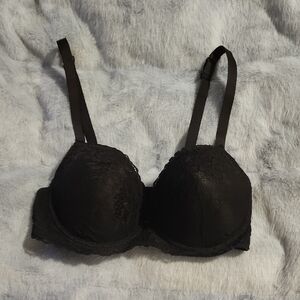 Elegant Black Lace Bra